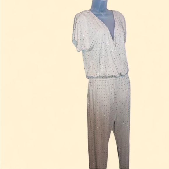 Trina Turk Gold Studded Elastic Waist Jumpsuit 8 - Picture 3 of 15